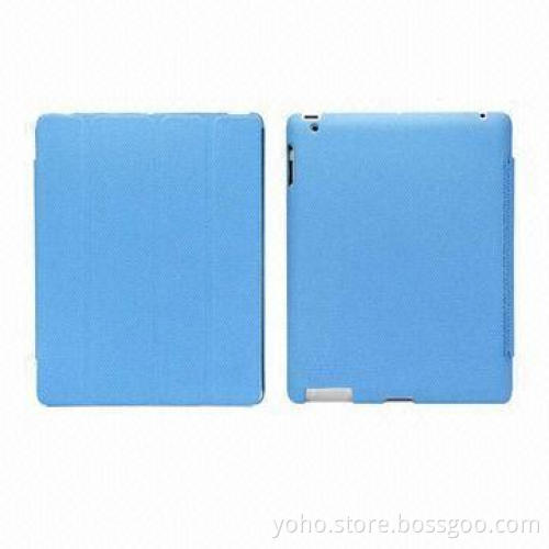 Ultra-thin PC Cases with Smart Cover for iPad 3, Made of Rubber Leather, Suede and PC